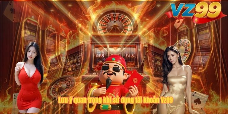 CHÍNH SÁCH BẢO MẬT VZ99 Lưu ý quan trọng khi sử dụng tài khoản Vz99